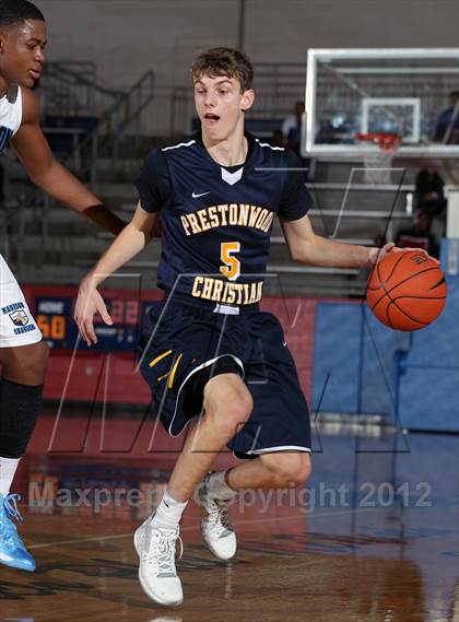 Thumbnail 3 in Prestonwood Christian vs. Madison Prep Academy (Thanksgiving Hoopfest) photogallery.
