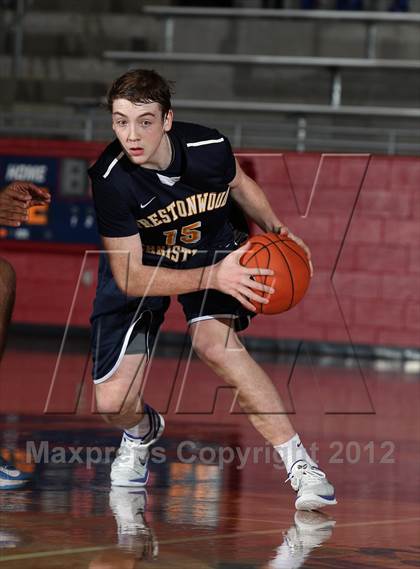 Thumbnail 2 in Prestonwood Christian vs. Madison Prep Academy (Thanksgiving Hoopfest) photogallery.