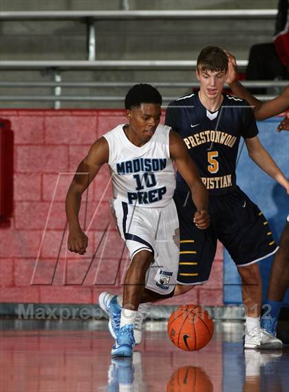 Thumbnail 1 in Prestonwood Christian vs. Madison Prep Academy (Thanksgiving Hoopfest) photogallery.