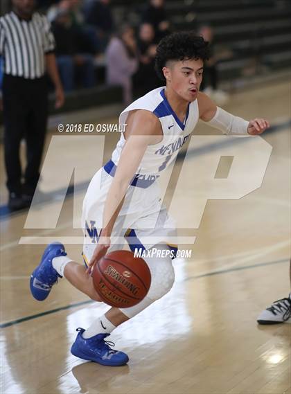 Thumbnail 2 in Campolindo vs. Newark Memorial (Gauchos Holiday Hoops Classic) photogallery.