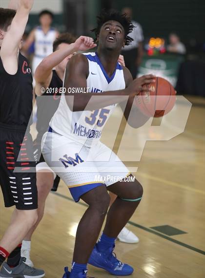 Thumbnail 2 in Campolindo vs. Newark Memorial (Gauchos Holiday Hoops Classic) photogallery.
