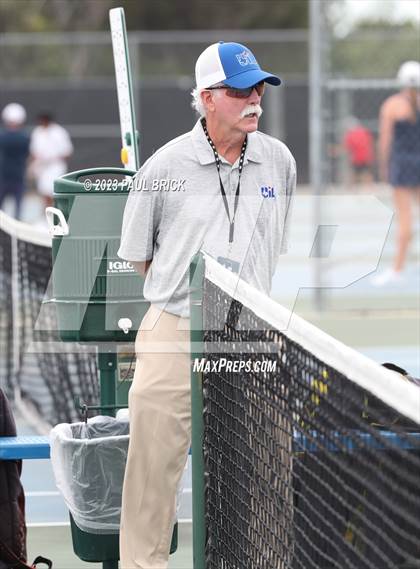 Thumbnail 3 in UIL 6A Boys Tennis Semifinal photogallery.