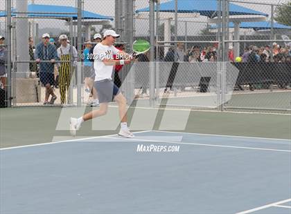 Thumbnail 3 in UIL 6A Boys Tennis Semifinal photogallery.