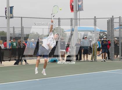Thumbnail 1 in UIL 6A Boys Tennis Semifinal photogallery.