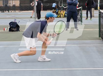 Thumbnail 3 in UIL 6A Boys Tennis Semifinal photogallery.
