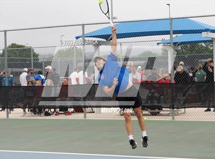 Thumbnail 3 in UIL 6A Boys Tennis Semifinal photogallery.