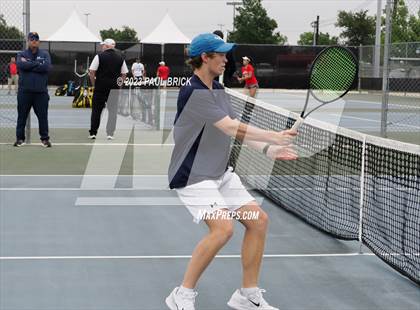 Thumbnail 3 in UIL 6A Boys Tennis Semifinal photogallery.