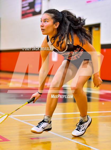 Thumbnail 2 in AIA D1 Badminton Team Championship photogallery.
