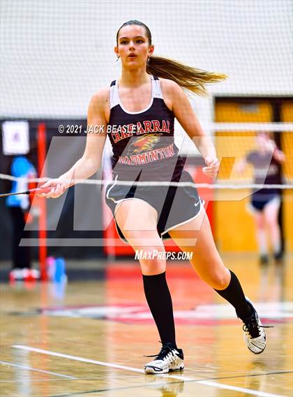 Thumbnail 3 in AIA D1 Badminton Team Championship photogallery.