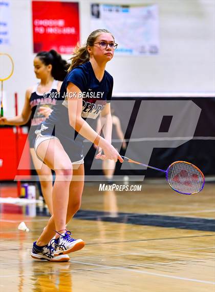 Thumbnail 1 in AIA D1 Badminton Team Championship photogallery.