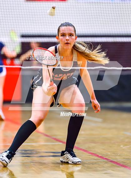 Thumbnail 1 in AIA D1 Badminton Team Championship photogallery.