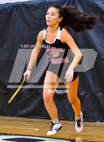 Thumbnail 1 in AIA D1 Badminton Team Championship photogallery.