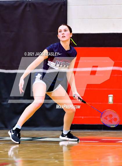 Thumbnail 1 in AIA D1 Badminton Team Championship photogallery.