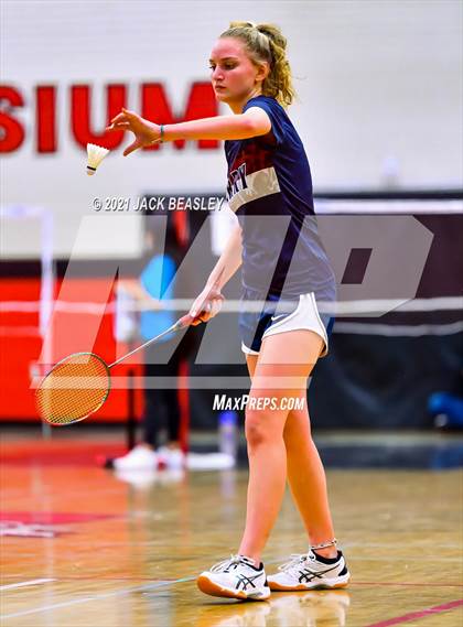 Thumbnail 2 in AIA D1 Badminton Team Championship photogallery.