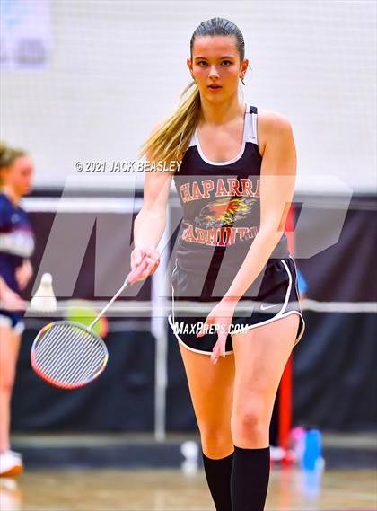 Thumbnail 2 in AIA D1 Badminton Team Championship photogallery.