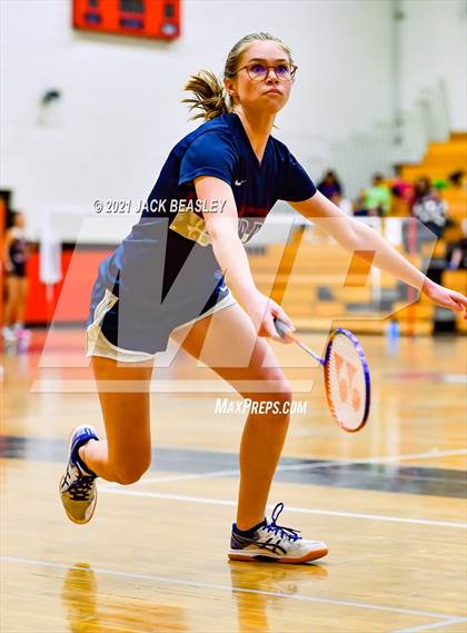 Thumbnail 1 in AIA D1 Badminton Team Championship photogallery.