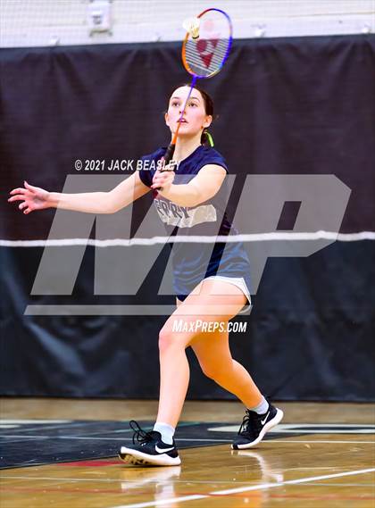 Thumbnail 2 in AIA D1 Badminton Team Championship photogallery.