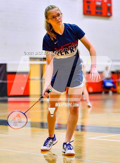 Thumbnail 3 in AIA D1 Badminton Team Championship photogallery.