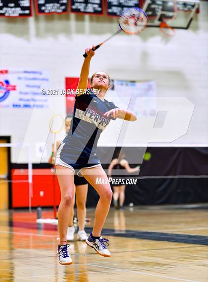 Thumbnail 2 in AIA D1 Badminton Team Championship photogallery.