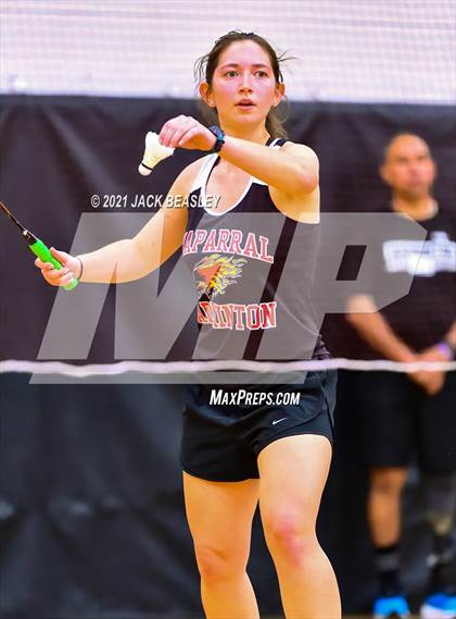 Thumbnail 2 in AIA D1 Badminton Team Championship photogallery.