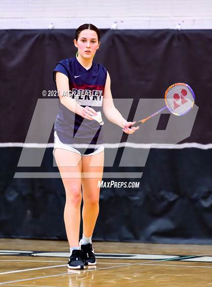 Thumbnail 2 in AIA D1 Badminton Team Championship photogallery.