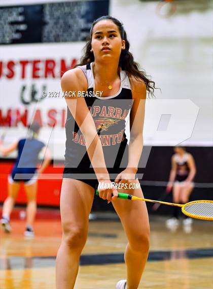 Thumbnail 2 in AIA D1 Badminton Team Championship photogallery.