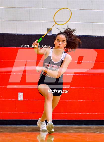 Thumbnail 1 in AIA D1 Badminton Team Championship photogallery.