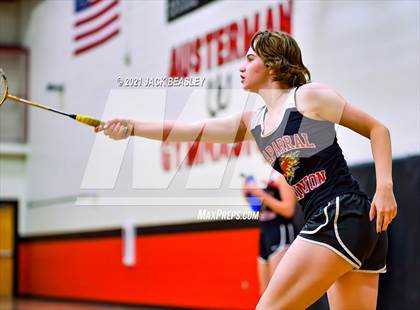 Thumbnail 2 in AIA D1 Badminton Team Championship photogallery.