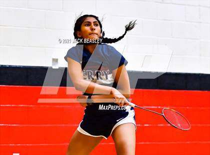 Thumbnail 2 in AIA D1 Badminton Team Championship photogallery.
