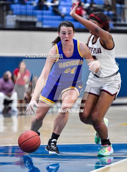 Thumbnail 2 in Brownsboro vs. Liberty-Eylau (UIL 4A Region 2 Area Playoff) photogallery.