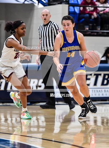Thumbnail 3 in Brownsboro vs. Liberty-Eylau (UIL 4A Region 2 Area Playoff) photogallery.