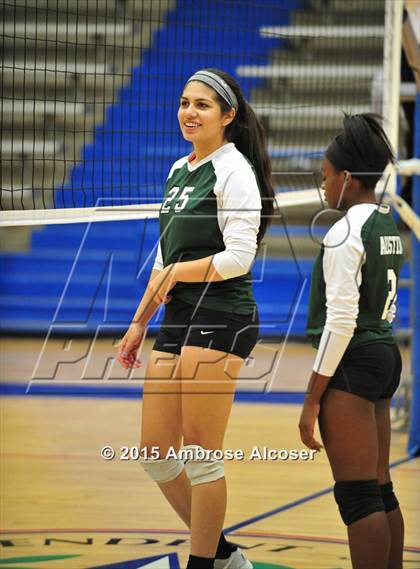 Thumbnail 1 in Austin vs Booker T. Washington (34th Annual Houston ISD Volleyball Tournament) photogallery.