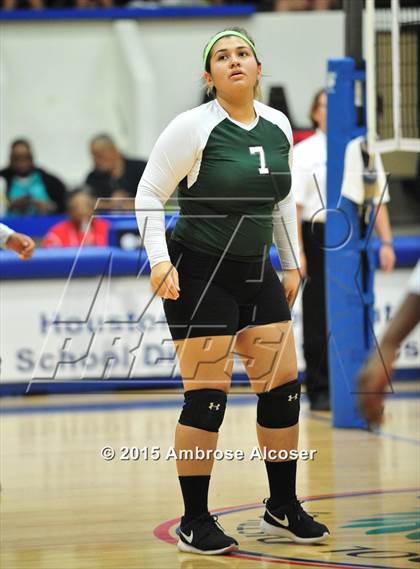 Thumbnail 1 in Austin vs Booker T. Washington (34th Annual Houston ISD Volleyball Tournament) photogallery.