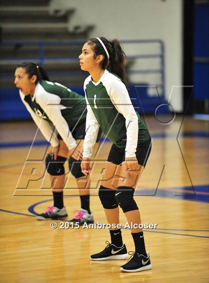 Thumbnail 1 in Austin vs Booker T. Washington (34th Annual Houston ISD Volleyball Tournament) photogallery.