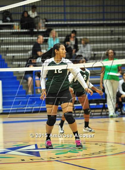 Thumbnail 1 in Austin vs Booker T. Washington (34th Annual Houston ISD Volleyball Tournament) photogallery.