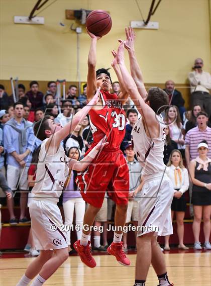 Thumbnail 2 in Montgomery @ Cardinal Newman (CIF NBL Semifinal) photogallery.