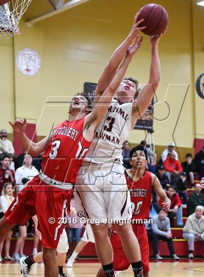 Thumbnail 2 in Montgomery @ Cardinal Newman (CIF NBL Semifinal) photogallery.