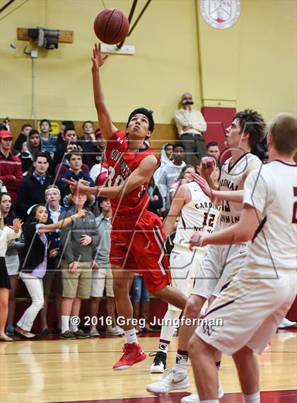 Thumbnail 3 in Montgomery @ Cardinal Newman (CIF NBL Semifinal) photogallery.