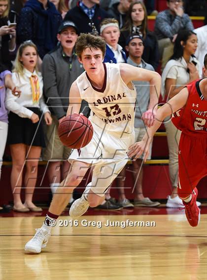 Thumbnail 2 in Montgomery @ Cardinal Newman (CIF NBL Semifinal) photogallery.