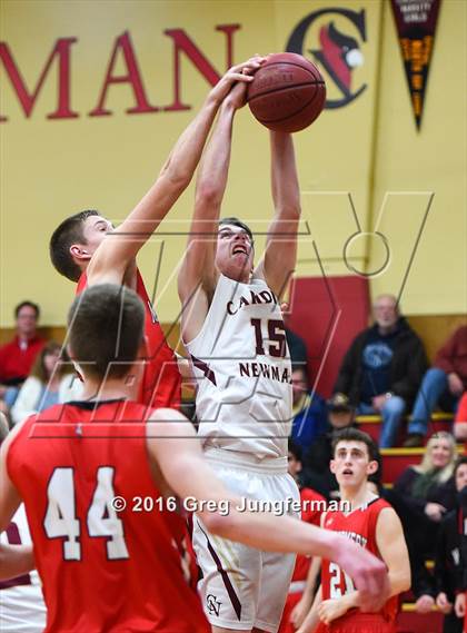Thumbnail 2 in Montgomery @ Cardinal Newman (CIF NBL Semifinal) photogallery.