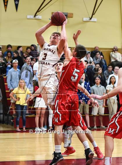 Thumbnail 2 in Montgomery @ Cardinal Newman (CIF NBL Semifinal) photogallery.