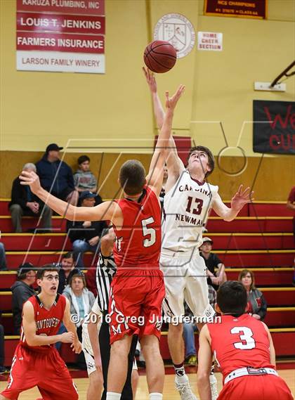 Thumbnail 1 in Montgomery @ Cardinal Newman (CIF NBL Semifinal) photogallery.