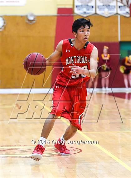 Thumbnail 1 in Montgomery @ Cardinal Newman (CIF NBL Semifinal) photogallery.