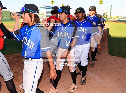 Thumbnail 3 in Mogollon vs Bagdad (AIA 1A State Final) photogallery.