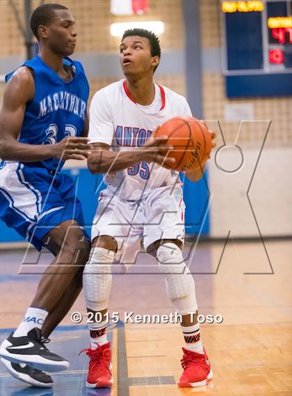 Thumbnail 1 in MacArthur @ Antonian Prep (SAISD Tournament) photogallery.
