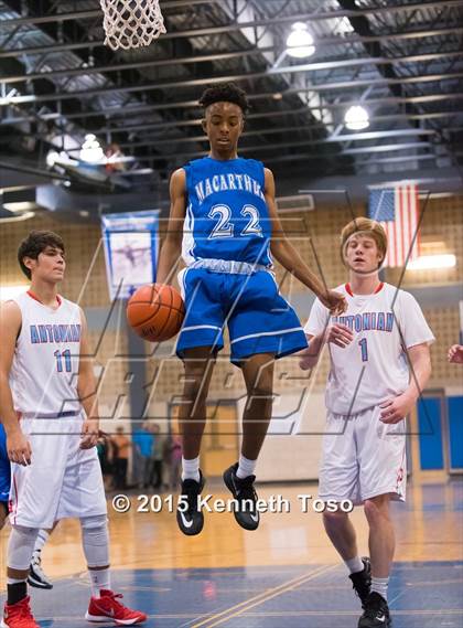 Thumbnail 1 in MacArthur @ Antonian Prep (SAISD Tournament) photogallery.
