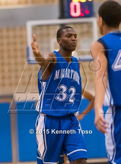Thumbnail 3 in MacArthur @ Antonian Prep (SAISD Tournament) photogallery.