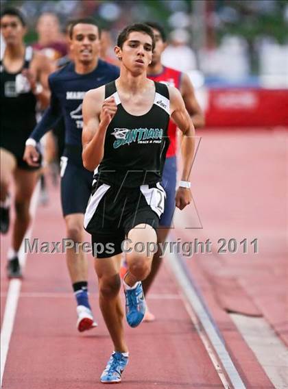 Thumbnail 1 in CIF State Track & Field Championships (800m) photogallery.