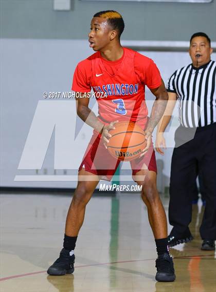 Thumbnail 2 in George Washington Prep vs. Dorsey (D1 Bound Classic) photogallery.