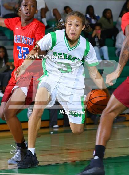 Thumbnail 3 in George Washington Prep vs. Dorsey (D1 Bound Classic) photogallery.